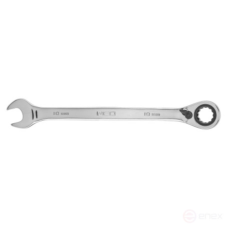 Ключ комбинированный с храповым механизмом 10 мм