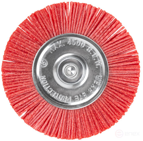 Щетка для дрели, тип "Плоская", нейлон, 100 мм, блистер, CUTOP Profi