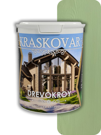 Антисептик кроющий Kraskovar Drevokroy 6019 0,9 л.