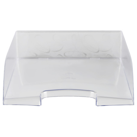 Лоток для бумаг горизонтальный СТАММ "Вега", прозрачный