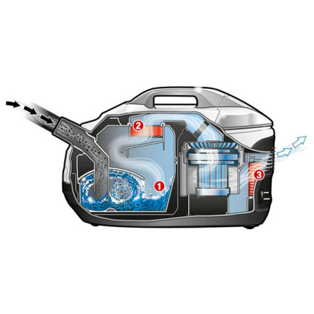 Vacuum cleaner with aquafilter DS 6 Premium Mediclean