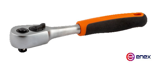 1/4" Reversible handle, with 60 teeth and 6° angle of action, retail package