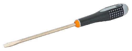 IB Screwdriver for screws with a slot (aluminum/bronze), ERGO handle, 5x75 mm