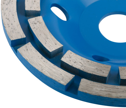 Диск алмазный шлифовальный, посадочный диаметр 22,2 мм, два ряда сегментов 125 мм