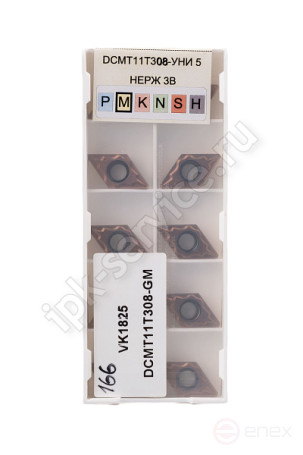 DCMT11T308-GM VK1825 IPK Carbide Plate