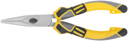 Тонконосы "Смарт", трехцветные прорезиненные ручки, никелевое покрытие 160 мм