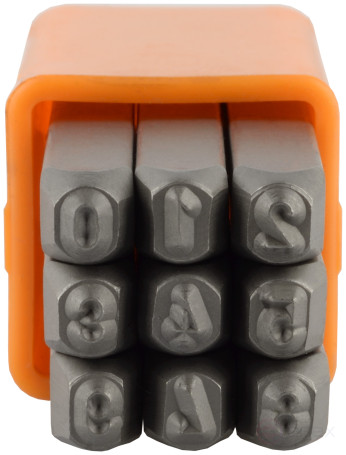 A set of digital stamps 3mm "Avtodor" (high hardness) 40583