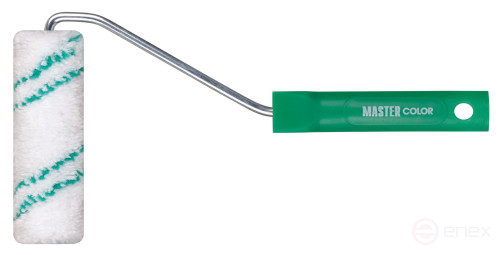 Roller, core 15 mm, microfiber, pile 9 mm, handle 27 cm, 100 mm