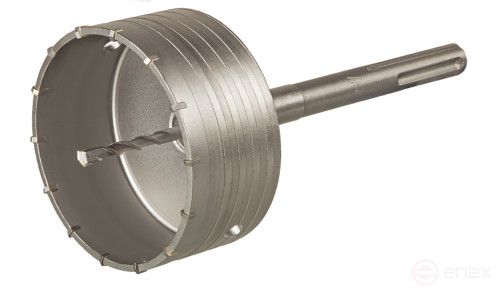 Коронка твердосплавная ПРАКТИКА SDS-Max ударная 120 мм (1шт.) клипса (038-869)