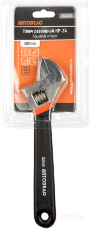 Ключ разводной 200мм КР-24 (АвтоDело) 30420
