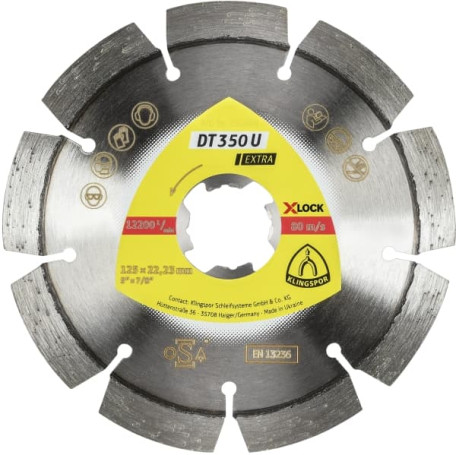 Алмазный отрезной круг DT 350 U Extra, 115 x 22,23 X-LOCK