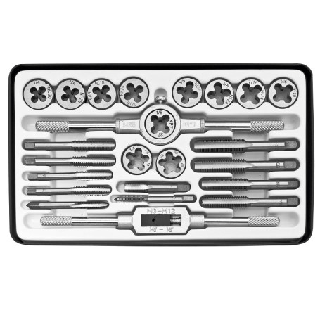 Set of taps and dies ER-00242:inch 24pr.(metal. case) EUREKA /1