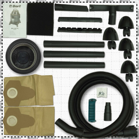 Vacuum cleaner for dry and wet cleaning BORT BSS-1220-Pro