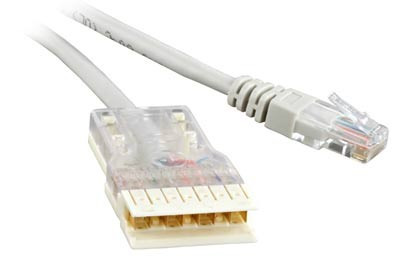 PC-110-RJ45-4P-C5e-2M-LSZH-GY Patch Cord 110 type - RJ-45, 4 pairs, Cat.5e, LSZH, 2 m, Grey