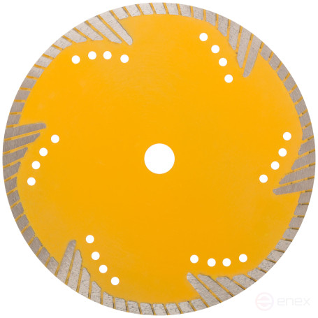 Diamond cutting disc, segmented with protective sectors CUTOP Profi Plus, 230 x 3.0 x 8.3 x 22.2 mm