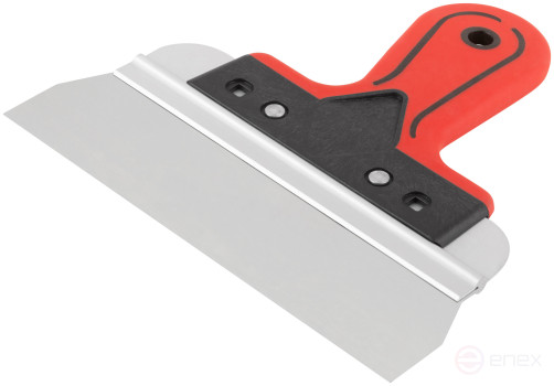 Facade Professional spatula, stainless steel, rubberized handle 200 mm