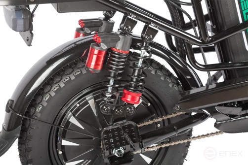 Электровелосипед Gelbert Khan Monster 1, черный