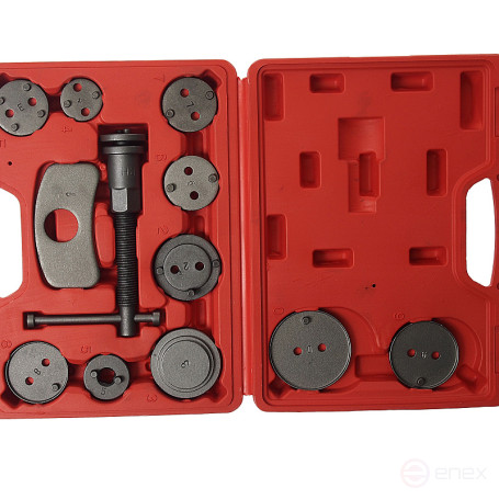 Набор инструмента ER-88108 для сведения тормозных цилиндров, 12 предметов ЭВРИКА 1/5