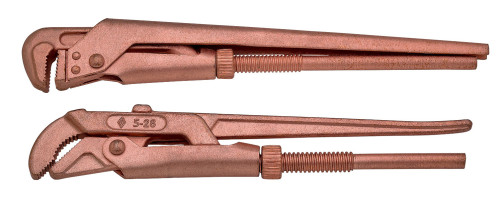 KTR-5 pipe lever wrench, copper plated