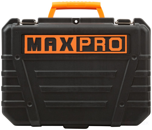 MAX-PRO Cordless Screwdriver 12 V; 2 speeds 0-350/0-1100 rpm; 10 mm; 27 Nm; 2 batteries (Ni-Cd) x1.5 Ah; 15+1; 1 hour; speed control