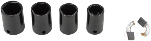 Electric wrench 450 W; 2800 rpm; 4200 rpm; 400 Nm; BS brushes; res. incl.; 2.3 kg ; box