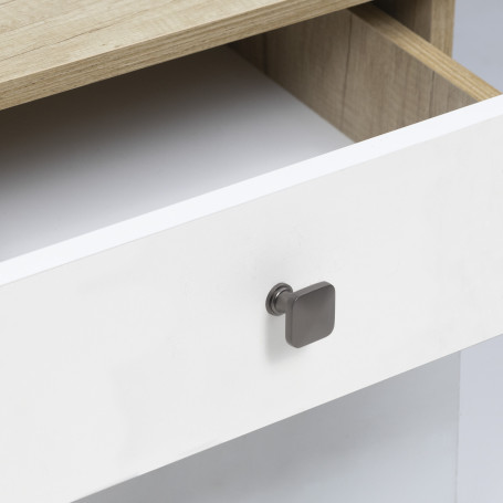 Ручка меб. кнопка мет. KNOPA графит, AKS