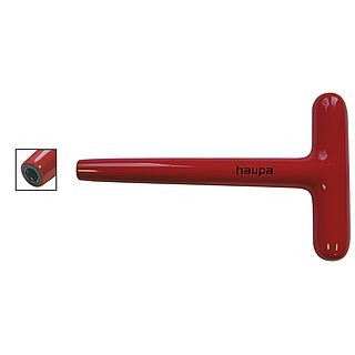 Handle for replaceable tips T-shaped 1/4" 120 mm