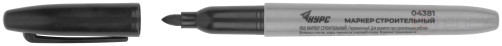 Маркер строительный перманентный, черный