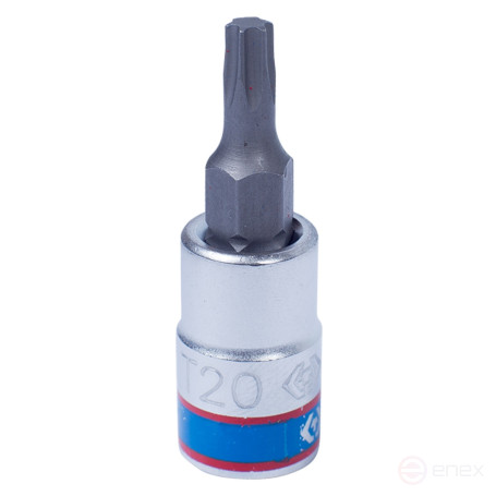 Насадка (бита) торцевая 1/4", Torx T20, L = 37 мм KING TONY 203320