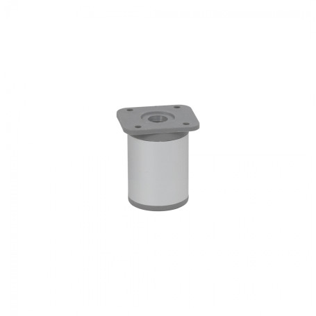 Опора меб. алюм. DAP-77 h60 с регул. алюминий AKS