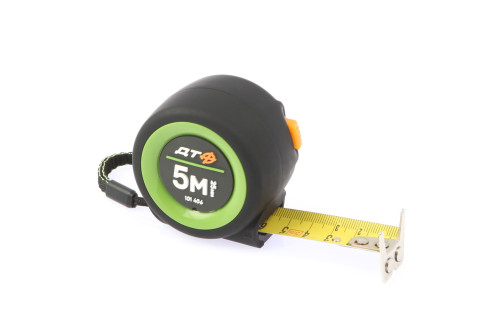 Рулетка в обрезиненном корпусе "Компакт" 5м×25мм