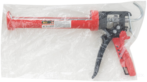 Sealant gun 225 mm semi-hull reinforced, aluminum alloy body, Profi