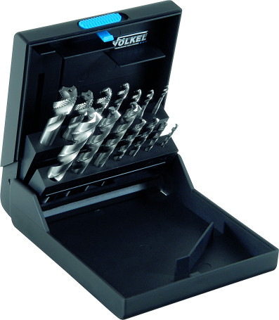 Набор метчиков и сверл М3-М12 HSS-E 35°(47865) с белой полосой VOLKEL