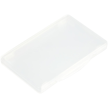 Футляр для визиток и карт СТАММ "Card Box", 69*100*10мм, прозрачный