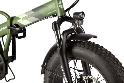 Gelbert Saturn 5 ULTRA electric bike, khaki