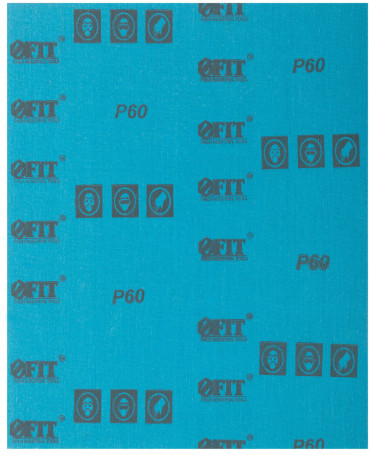 Листы шлифовальные водостойкие на тканевой основе, алюминий-оксидные, Профи 230х280 мм, 10 шт. Р 60