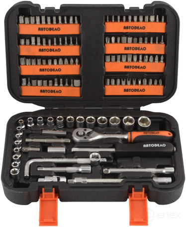 Socket Head Set 118pr. 1/4" DR (Avtodor) 39978