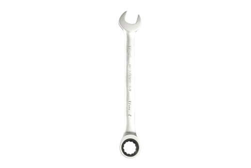 Combination wrench 17x17 with ratchet