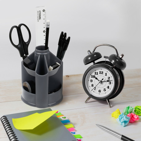 STAMM "Mini Desk" table stand, plastic, rotating, grey