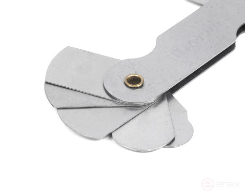 A set of Micron radius templates No. 2 (R 8-25mm) with calibration