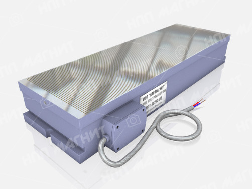 Small-pole rectangular electromagnetic plate with transverse arrangement of poles 7208-0060 (200x630)