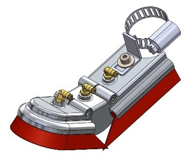 Накладка подвижная «Скорпион» усиленная (силиконовый профиль 25мм)