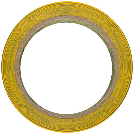 Лента разметочная, самоклеющаяся (черно-желтая) 50 мм х 25 м