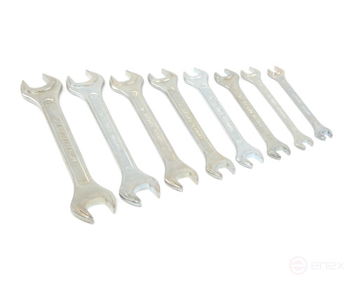 Набор ключей гаечных рожковых двусторонних 8 шт. (8-24) ПВХ сум. SITOMO BELARUS