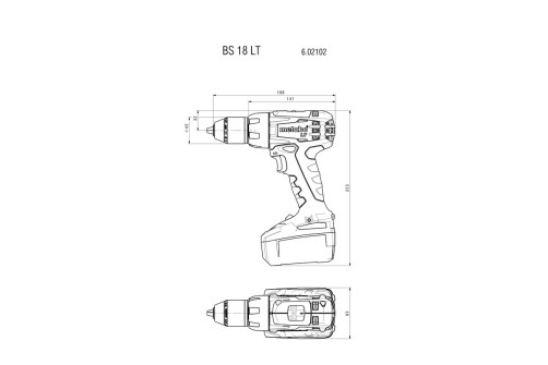 Cordless drill-screwdriver BS 18 LT Compact