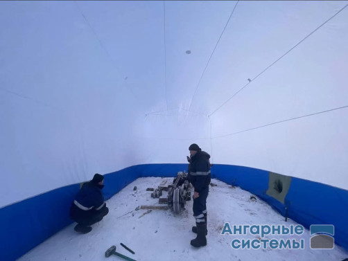 Mobile Frameless Tent Cover 12 x 6 x 5 m