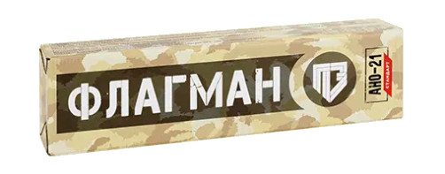 Электроды АНО-21 Стандарт ф 5,0 мм (5,0кг ФЛАГМАН) ГОСТ 9466-75