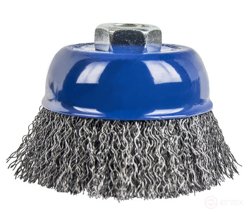 Кордщетка для МШУ чашеобразная мягкая ПРАКТИКА 75 мм М14 (1шт.) блистер (032-430)