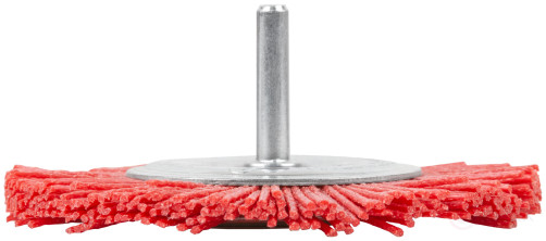 Щетка для дрели, тип "Плоская", нейлон, 100 мм, блистер, CUTOP Profi