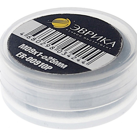 Плашка ER-00910P M09x1-ø25мм, в пластиковом футляреЭВРИКА /1/10